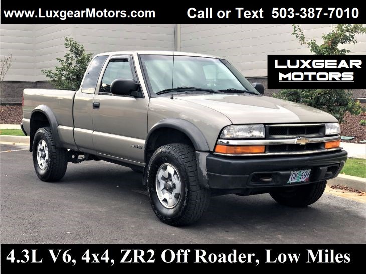 sold 2001 chevrolet s 10 ls w zr2 4x4 4 3l v6 tow pkg in portland 2001 chevrolet s 10 ls w zr2 4x4 4 3l v6 tow pkg luxgear motors