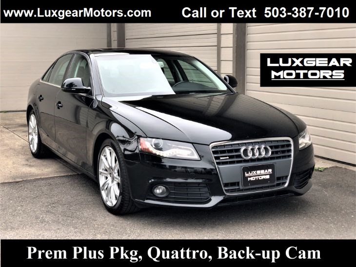 Sold 2009 Audi A4 2 0t Premium Plus Backup Cam Sport Pkg Htd Seats In Portland