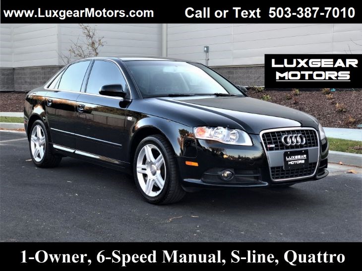 2008 Audi A4 2.0t Quattro S Line Manual