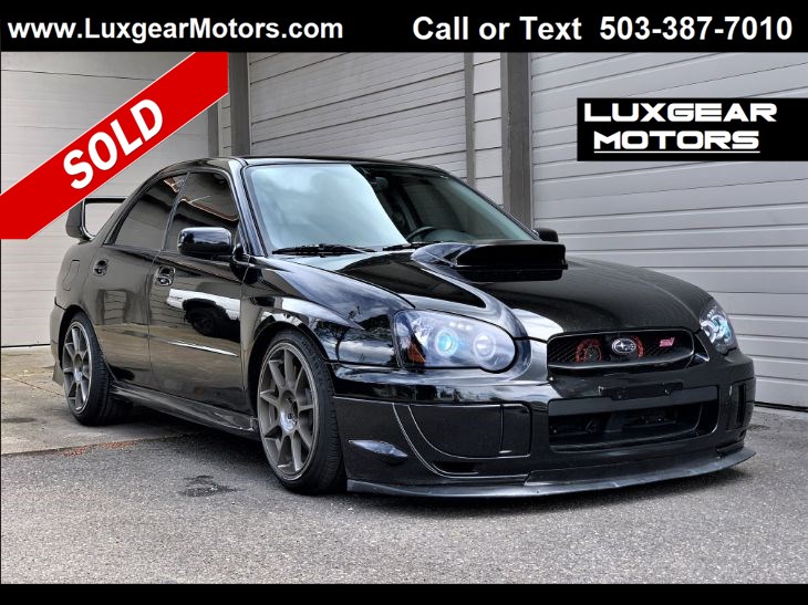 Sold 2004 Subaru Impreza Sedan Wrx Sti Awd 6 Speed In Portland