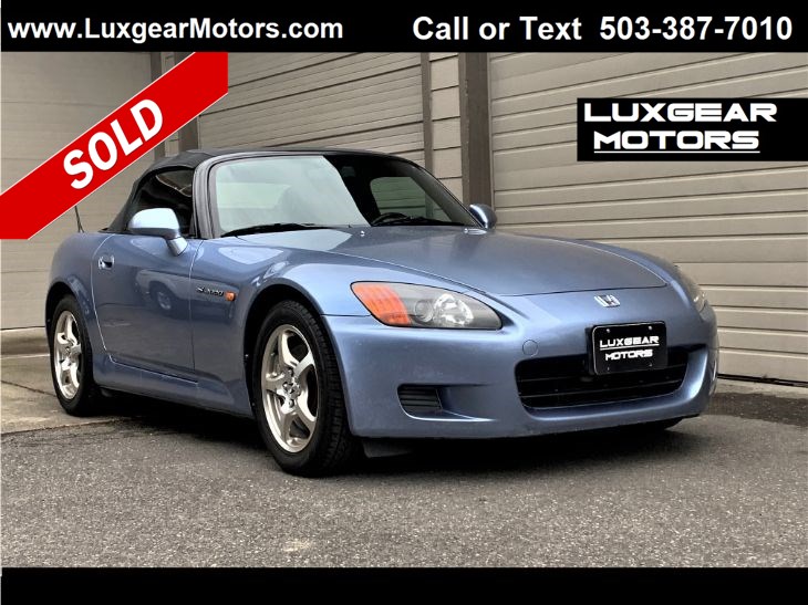Sold 2002 Honda S2000 6 Speed In Portland
