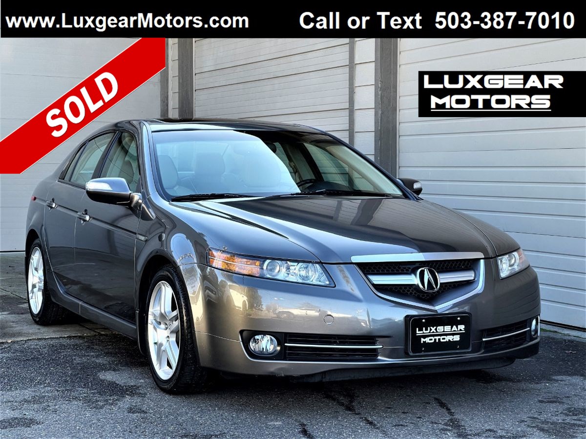 Sold 08 Acura Tl 3 2l V6 Sedan In Portland