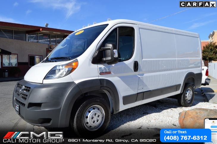 2018 ram promaster cargo van 1500 low roof