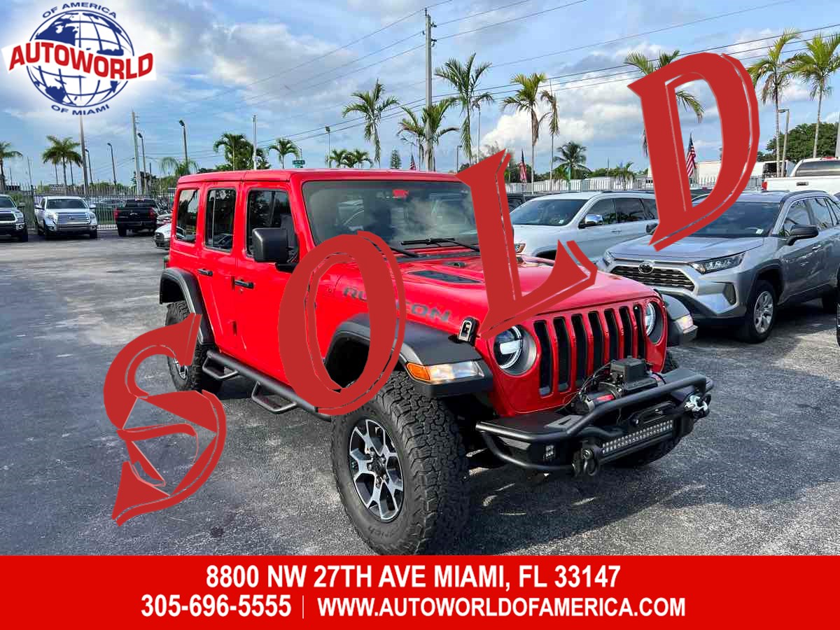 Sold 2021 Jeep Wrangler Unlimited Rubicon 4x4 in Miami