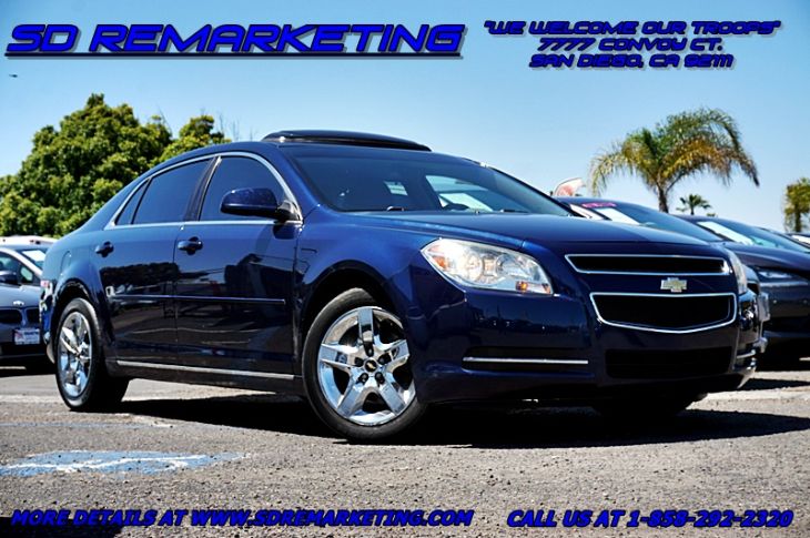 Sold 2011 Chevrolet Malibu Lt W 1lt In San Diego