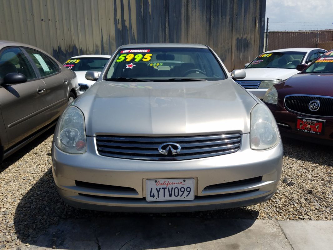 Sold 2003 Infiniti G35 Sedan In Fresno