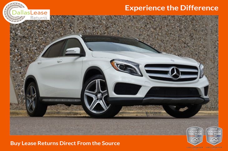 2015 Mercedes Benz Gla 250 Suv Dallas Lease Returns