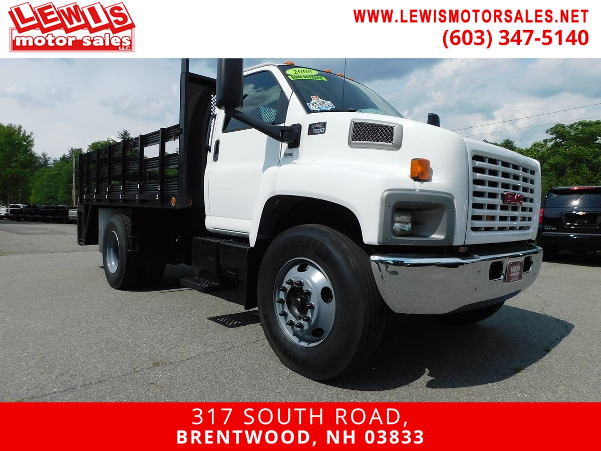 2008 GMC TC7500 Flat Bed One Owner Only 15K!!