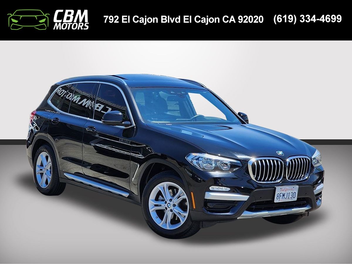 2019 BMW X3 sDrive30i W/PANORAMIC MOONROOF