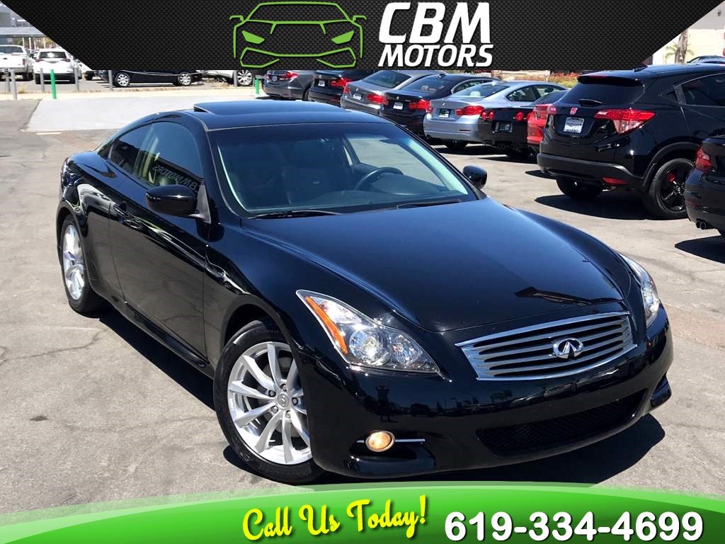 Sold 2013 Infiniti G37 Coupe Journey W Nav Back Up Camera Moonroof In El Cajon