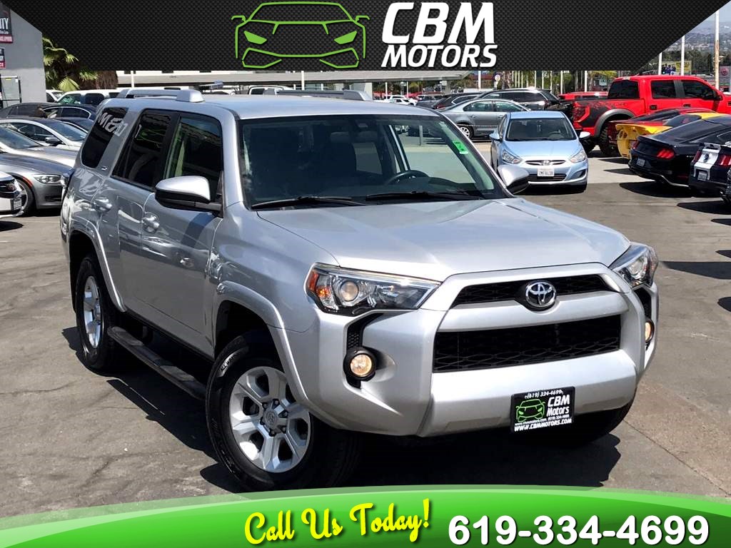 Sold 2014 Toyota 4runner Sr5 W Back Up Camera Bluetooth 3rd Row In El Cajon