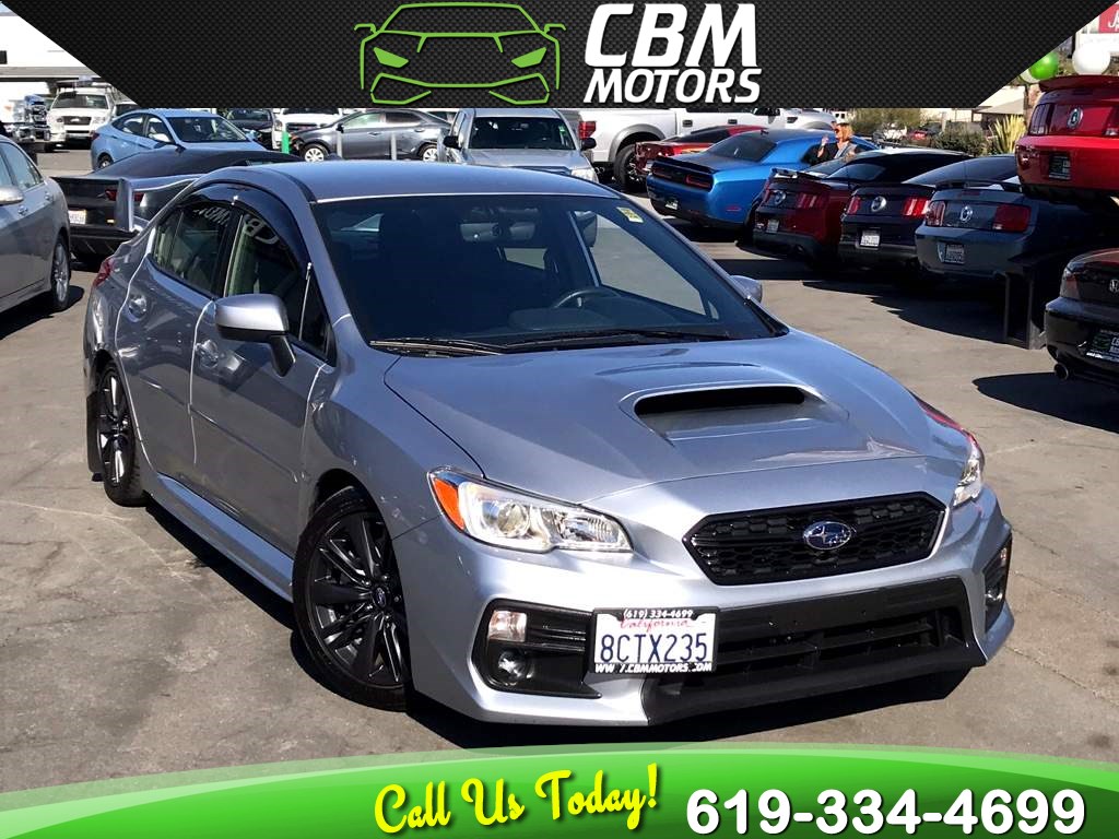 Sold 2018 Subaru Wrx Awd 6 Speed Manual W Back Up Camera Low Miles In El Cajon