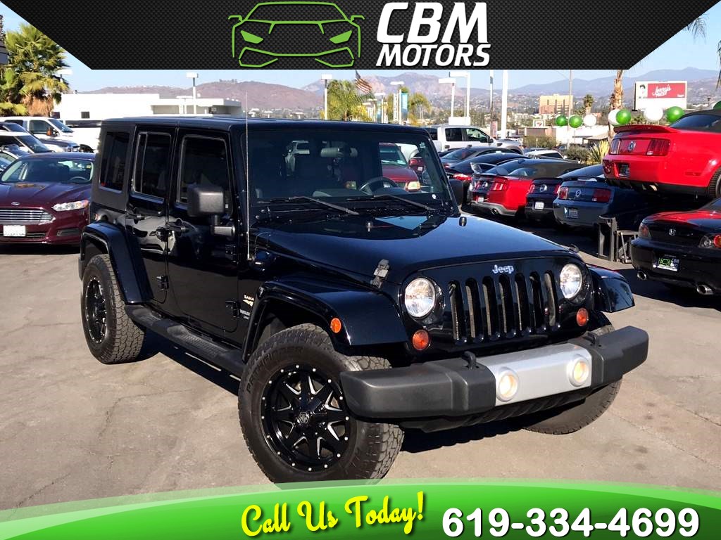 Sold 2009 Jeep Wrangler Unlimited Sahara 4wd W Targa Roof In El Cajon