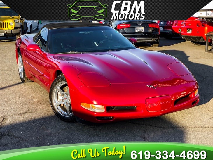 Sold 2004 Chevrolet Corvette 5 7l 6 Speed Manual Convertible W Super Low Miles In El Cajon