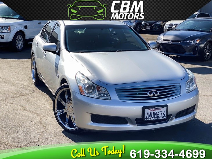 Sold 2008 Infiniti G35 Sedan Journey W Premium Pkg Moonroof In El Cajon