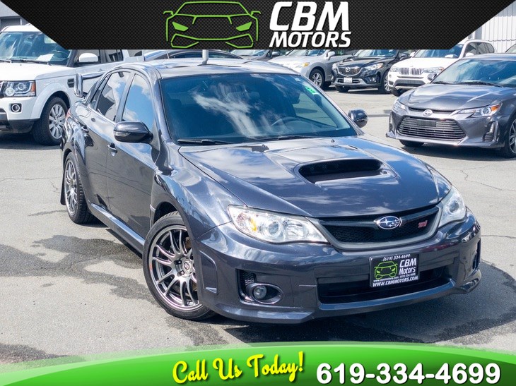 2014 Subaru Impreza Sedan Wrx Sti Limited Awd 6 Speed Manual W Nav Moonroof Cbm Motors
