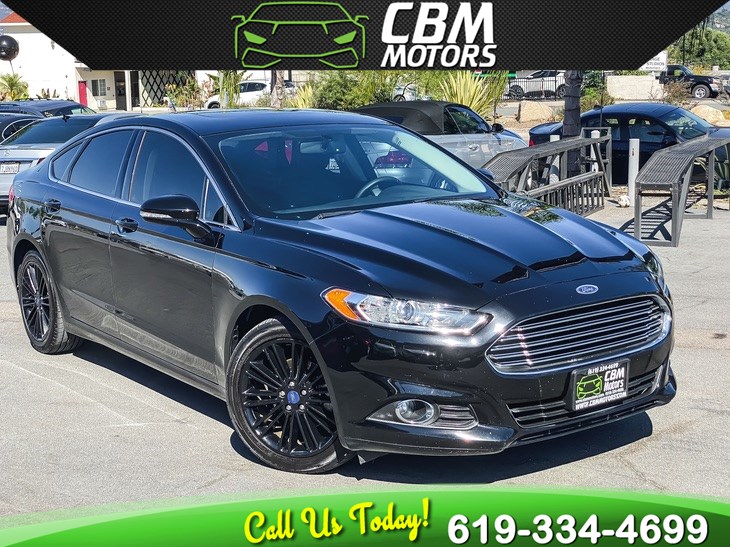 Used 2016 Ford Fusion Se Luxury Ecoboost W Tech Pkg Moonroof Nav In El Cajon