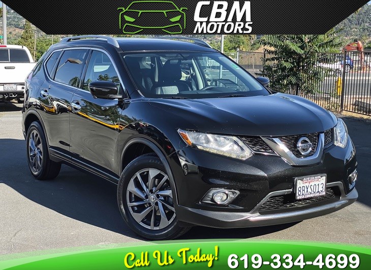 2016 Nissan Rogue SL W/ PREMIUM PKG/ PAN MOONROOF/ NAVIGATION