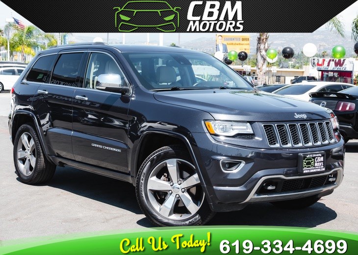 Sold 2015 Jeep Grand Cherokee Overland 4wd W Pan Moonroof Nav Back Up Camera In El Cajon