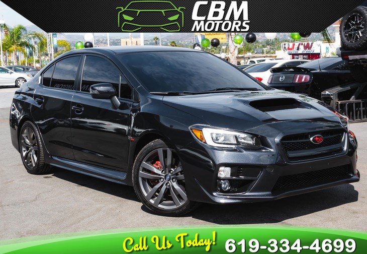 Sold 2017 Subaru Wrx Limited Turbocharged Awd W Moonroof Nav In El Cajon