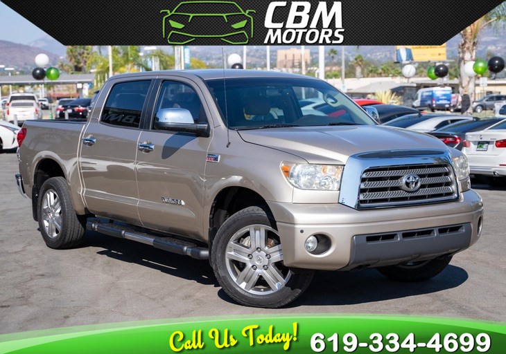 Sold 2008 Toyota Tundra 4wd Truck Limited Crewmax W Moonroof Nav Back Up Camera In El Cajon