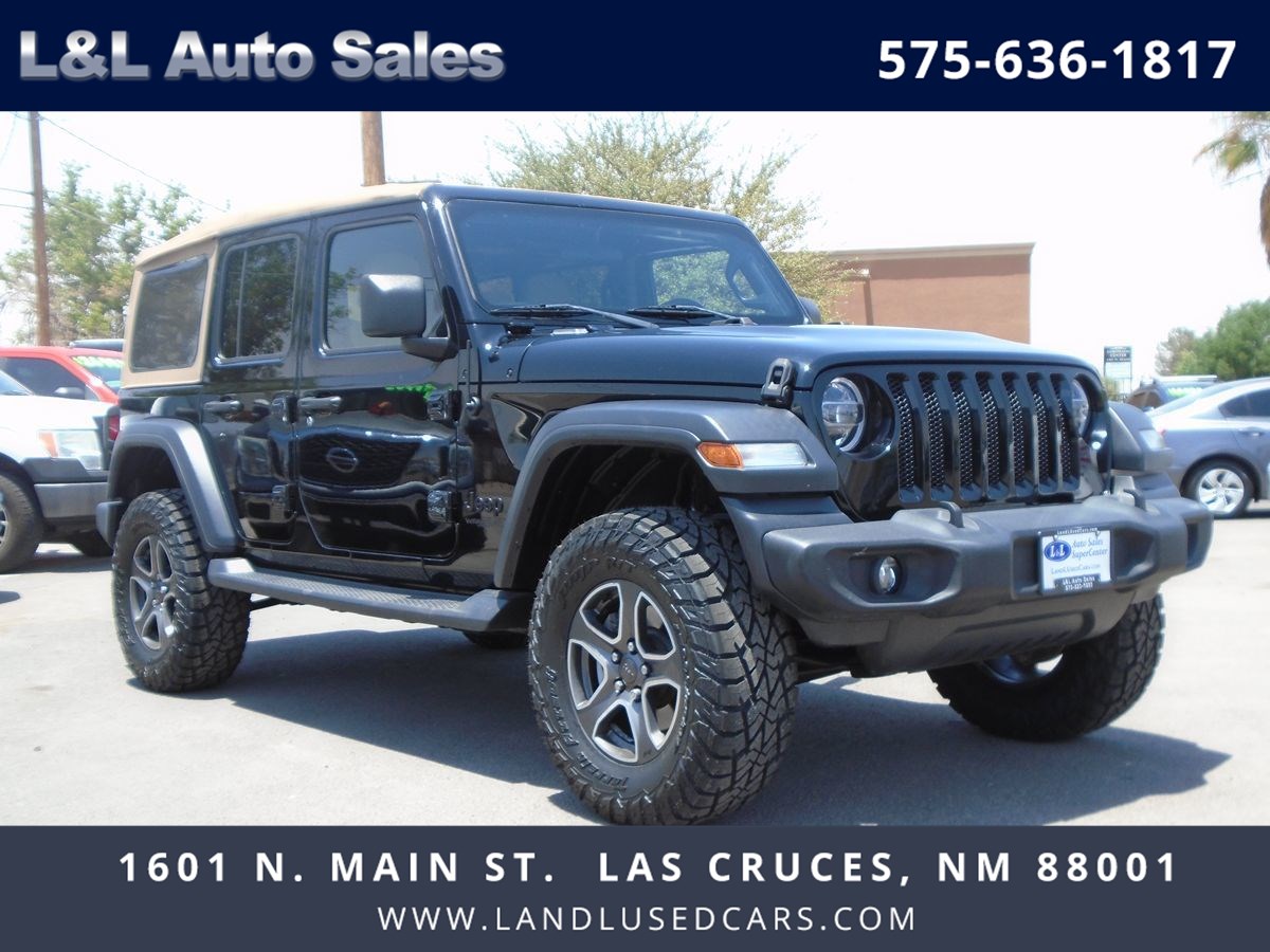 2020 Jeep Wrangler Unlimited Black and Tan