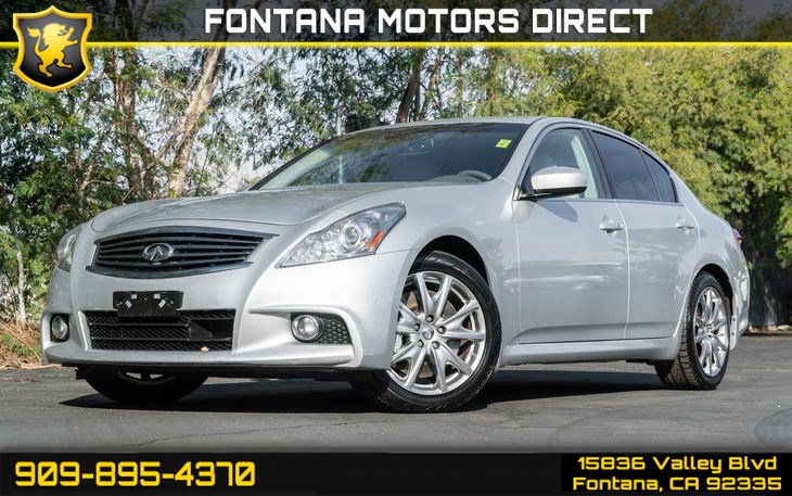 Sold 2012 Infiniti G37 Sedan Journey In Fontana