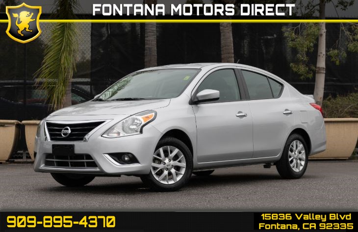 Used 2018 Nissan Versa Sedan Sv Sv Special Edition Back Up