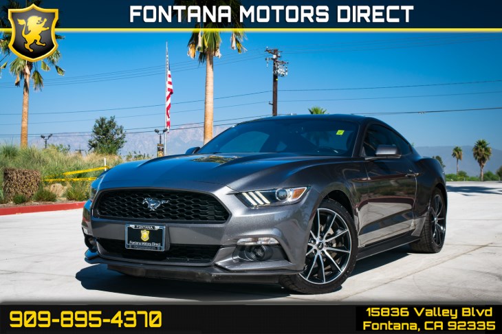 Used 16 Ford Mustang Ecoboost Premium Turbocharged Cruise Control In Fontana