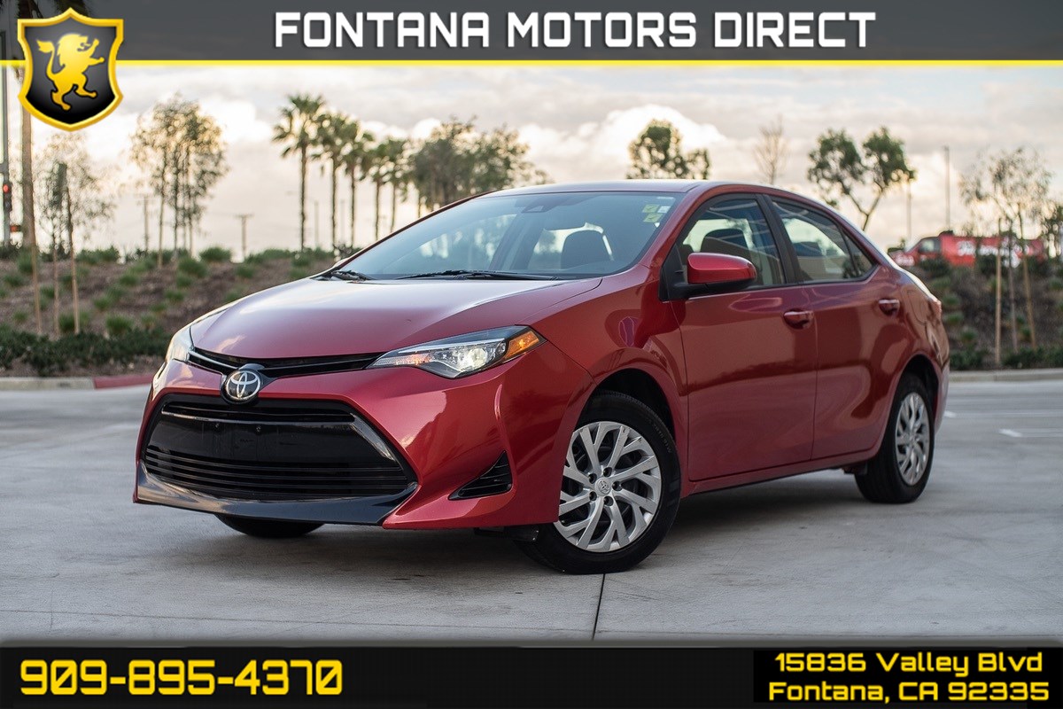 Used 2017 Toyota Corolla Le In Fontana