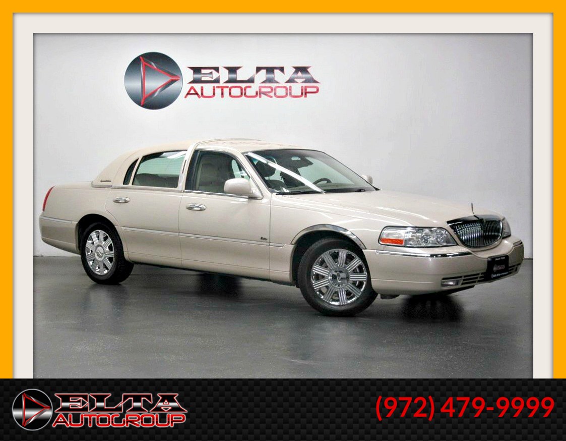 Sold 2003 Lincoln Town Car Cartier Edition Leather Chrome 1 Owner In Dallas