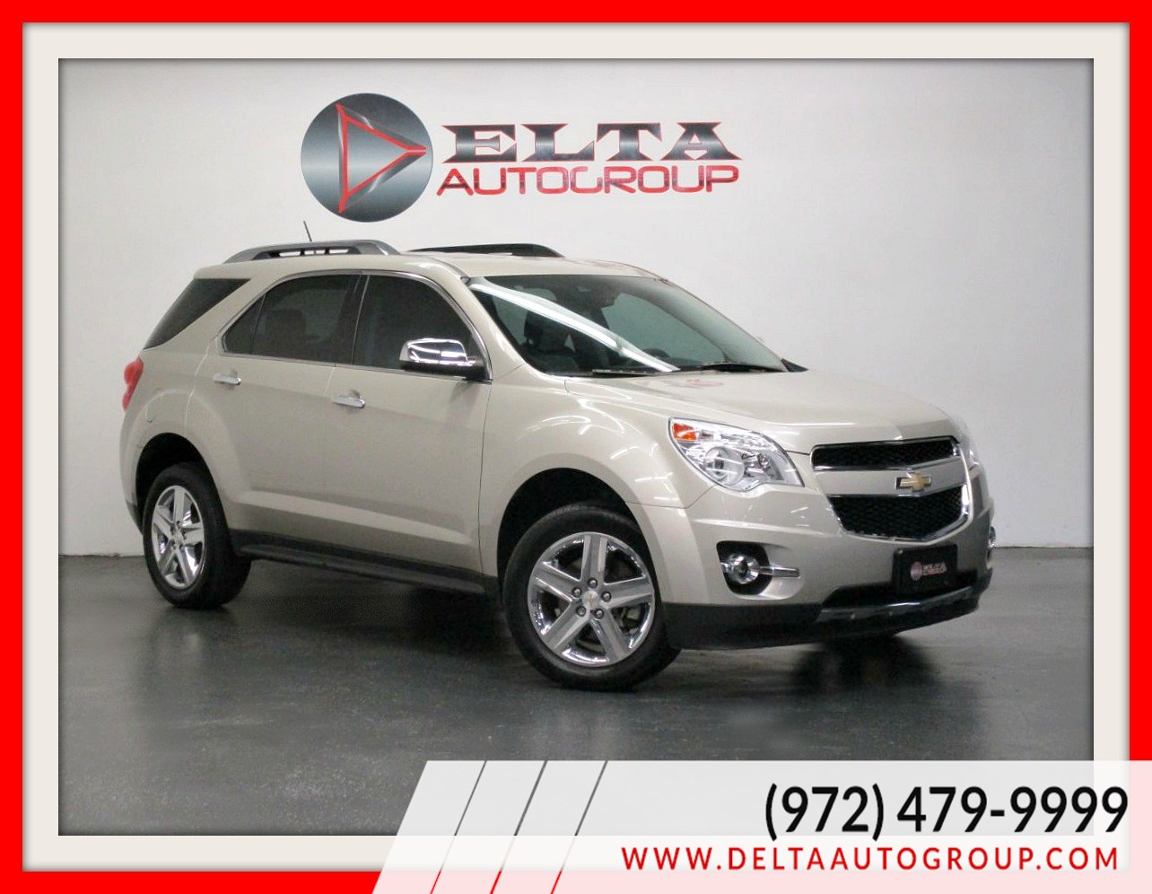 Used 2015 Chevrolet Equinox Ltz V6 Navi Camera Leather Roof Chrome In Dallas