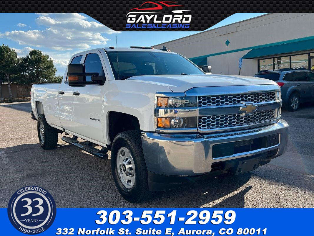 2019 Chevrolet Silverado 2500HD Double Cab Long Bed 4X4 6.0L V8