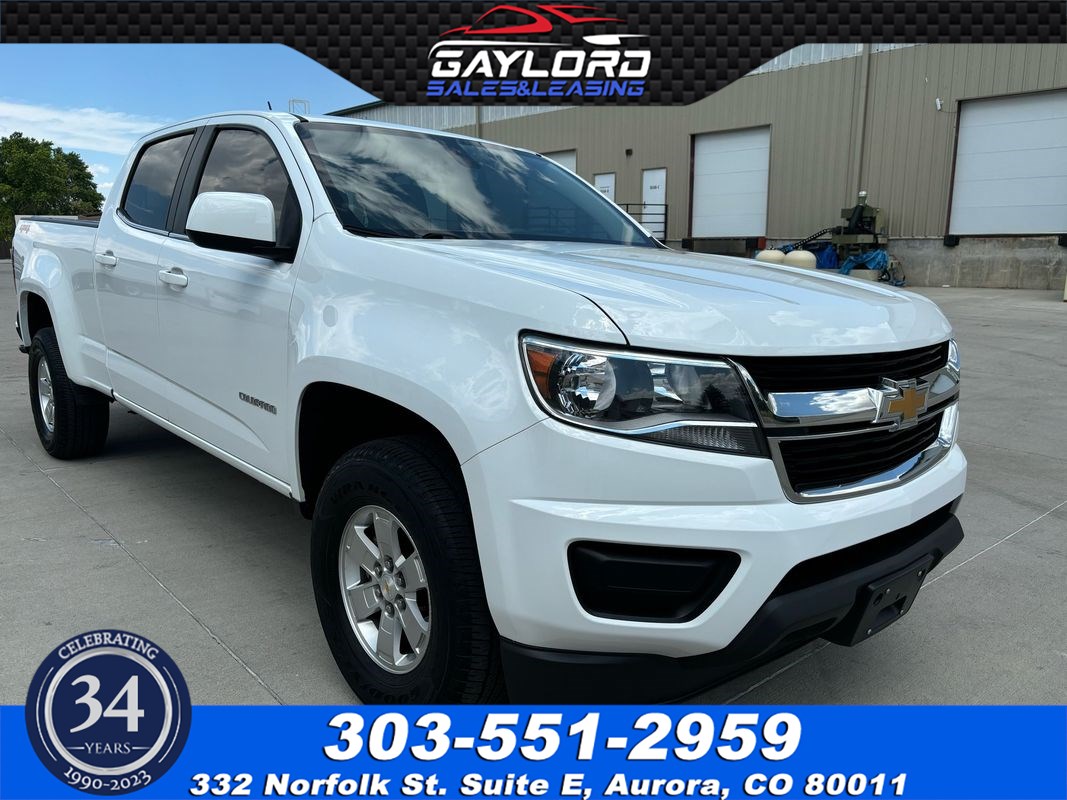 2019 Chevrolet Colorado Crew Cab Long Box 4X4 3.6L V6 