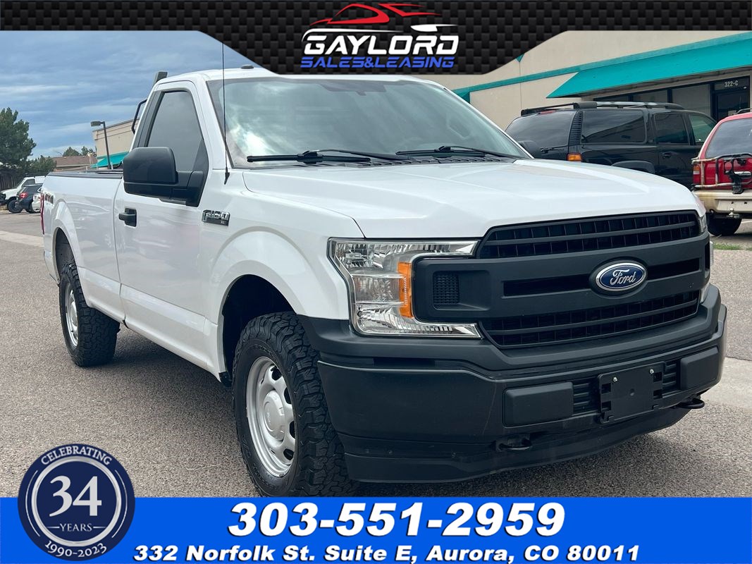 2018 Ford F-150 Regular Cab Long Bed 4X4 5.0L V8