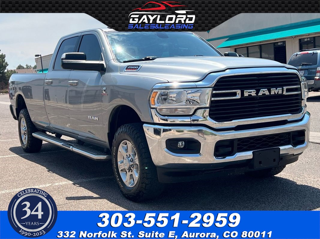 2021 Ram 2500 Big Horn Crew Cab Long Bed 4X4 6.7L Cummins Turbo Diesel