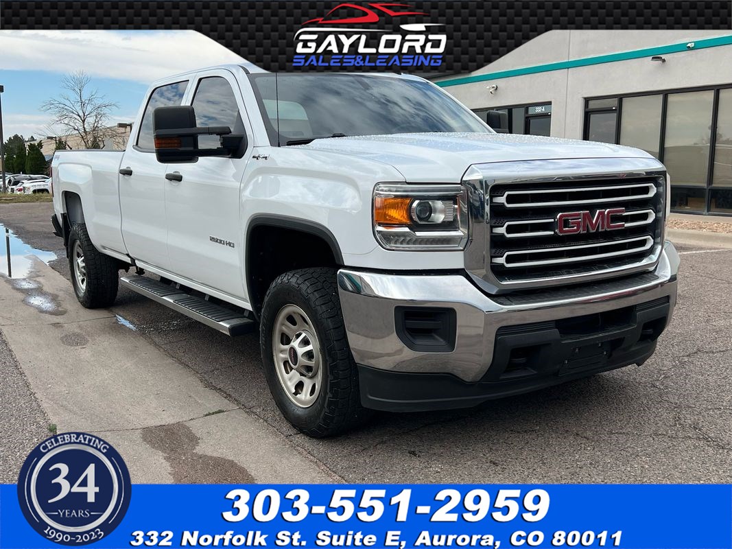 2019 GMC Sierra 2500HD Crew Cab Long Bed 4X4 6.0L V8