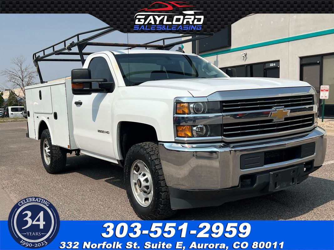 2016 Chevrolet Silverado 2500HD Regular Cab Utility Bed 4X4 6.0L V8