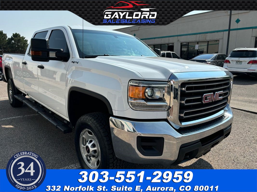 2019 GMC Sierra 2500HD Crew Cab Long Bed 4X4 6.0L V8