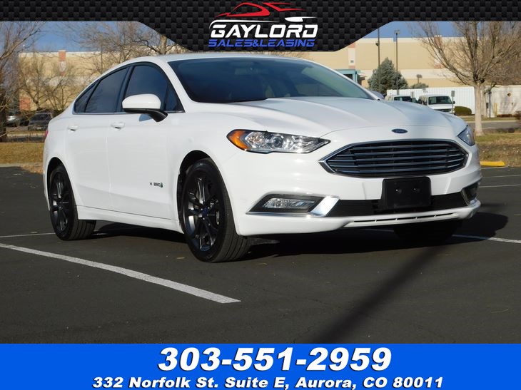 Sold 2018 Ford Fusion Hybrid Se W Appearance Package In Aurora