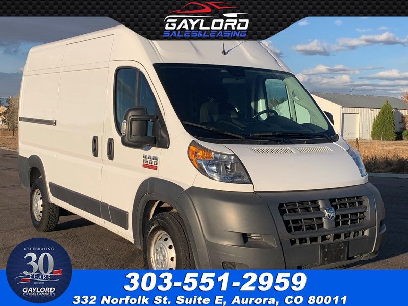Sold 2018 Ram Promaster Cargo Van 1500 High Roof 136 W B In Aurora