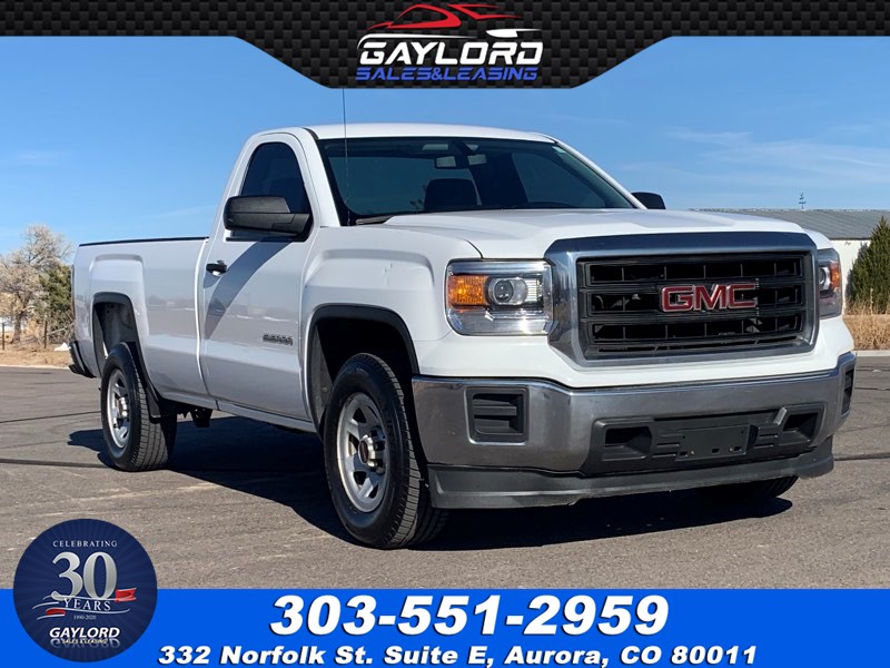 Sold 2014 Gmc Sierra 1500 Standard Cab Long Bed Rear Wheel Drive 4 3l V6 In Aurora