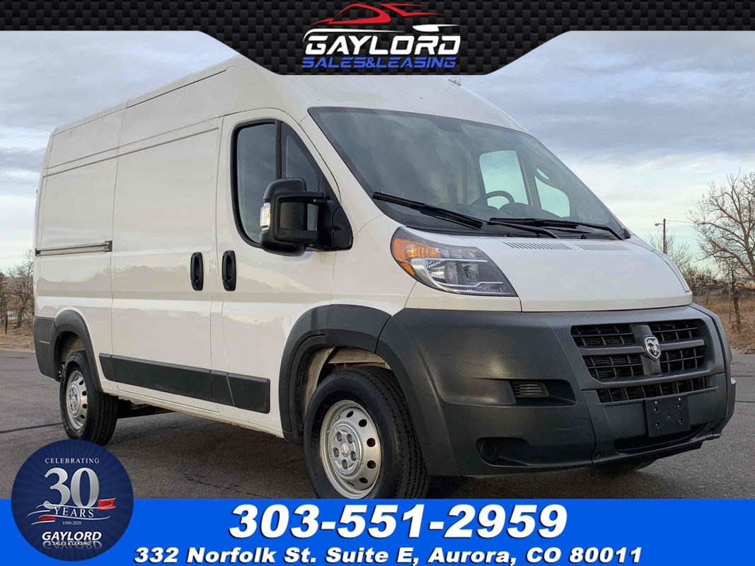 Sold 2018 Ram 2500 Promaster Cargo Van 136 Wheel Base High Roof 3 6l V6 In Aurora