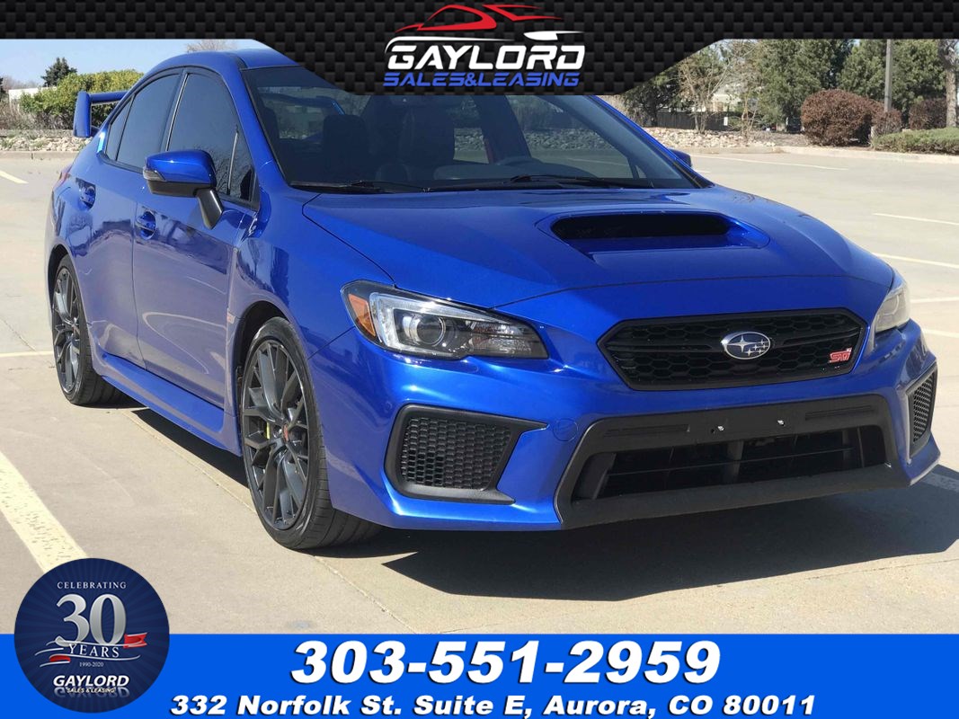 Sold 19 Subaru Wrx Sti Limited In Aurora