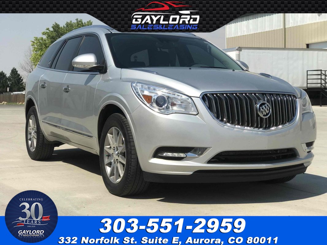 Used 2015 Buick Enclave Leather Group Front Wheel Drive 3 6l V6 7 Passenger Seating In Aurora