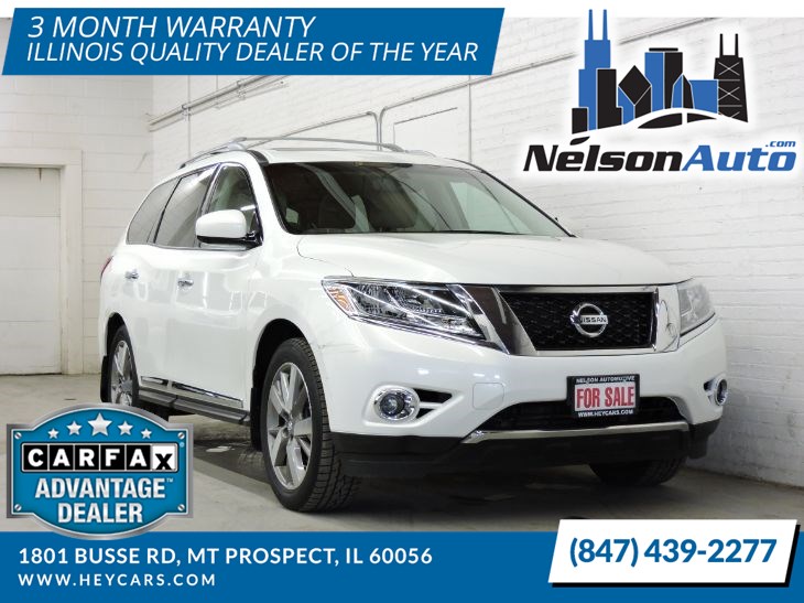 Sold 2013 Nissan Pathfinder Platinum In Mt Prospect