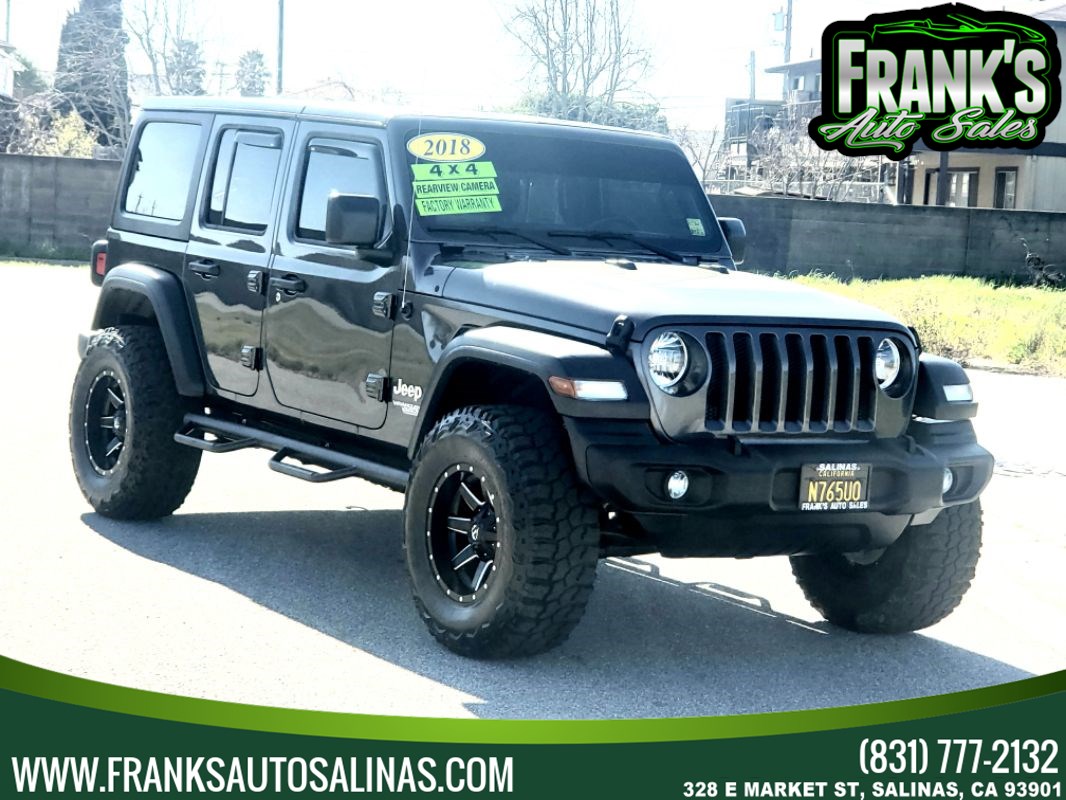 Sold 2018 Jeep Wrangler Unlimited Sport S 4x4 In Salinas