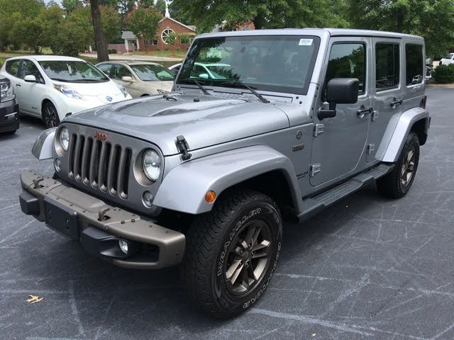Sold 2016 Jeep Wrangler Unlimited Sahara 75th Anniversary Edition In Apex