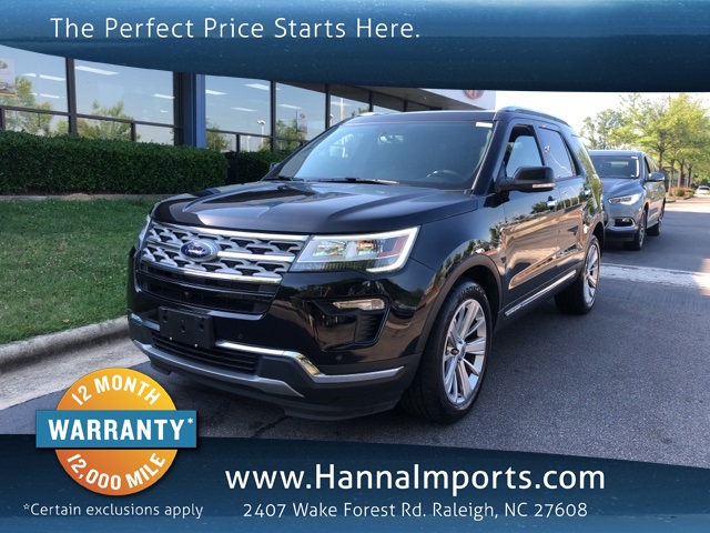 Used 2019 Ford Explorer Limited In Raleigh