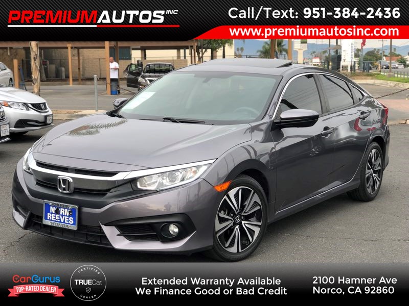 Sold 2016 Honda Civic Sedan Ex T In Norco